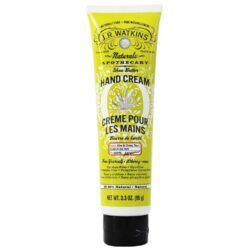 J R Watkins Creme para Mãos Manteiga de Karité 95g (3,3 oz) - Hidratação Profunda