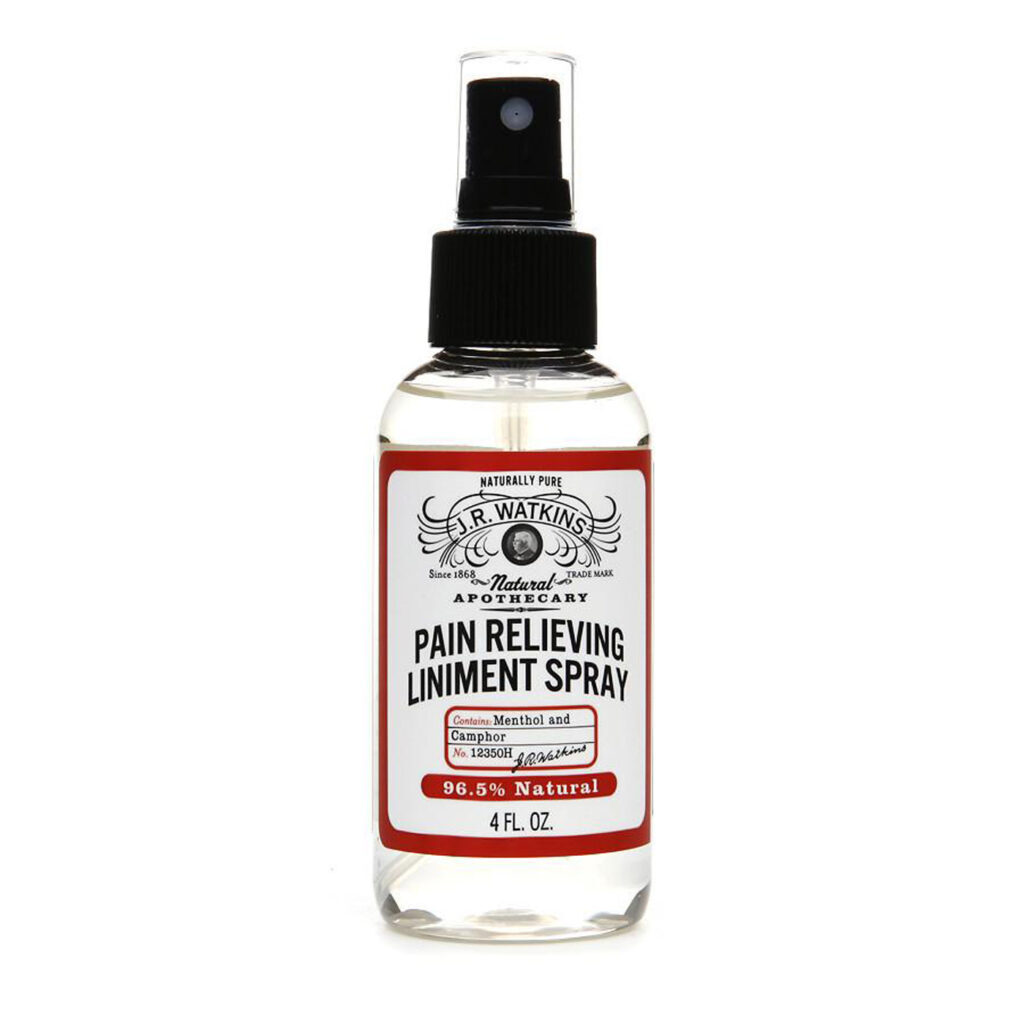 J R Watkins Linimento Spry Alívio da Dor - 237ml (4.0 fl oz) - Alívio Tópico Rápido