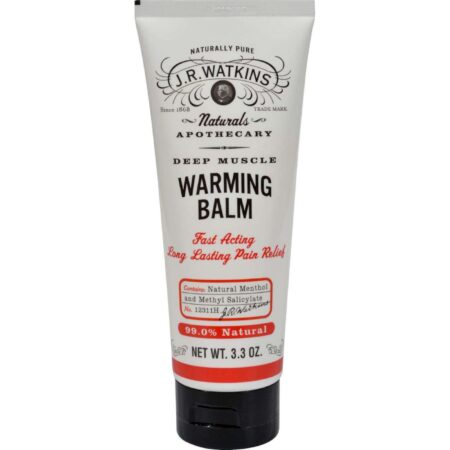 J R Watkins, Bálsamo de Aquecimento Muscular Profundo - 3 oz