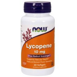 Now Foods Licopeno 10 mg - 60 Cápsulas em Gel: Antioxidante Poderoso para Saúde e Vitalidade no Brasil