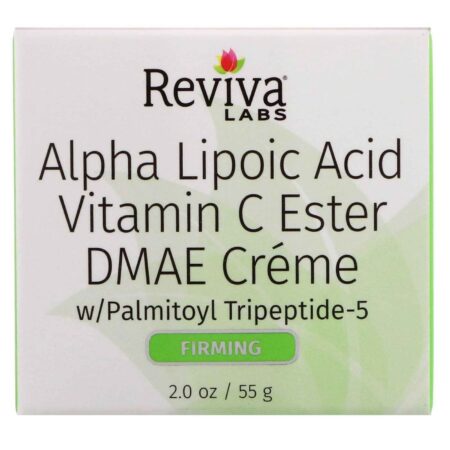 Reviva Labs, Ácido Alfa Lipóico Vit.C Ester & DMAE Creme - 55 g