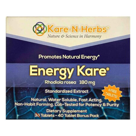 Kare-N-Herbs, Energy Kare® - 40 Comprimidos