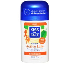 Kiss My Face Active Life Desodorante Natural 70g - Proteção e Frescor Duradouro