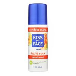 Kiss My Face Liquid Rock: Desodorante Natural Roll-On Sem Alumínio para Pele Sensível - Frescor e Proteção Duradoura no Brasil