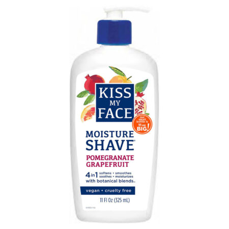 Kiss My Face Moisture Shave Cream - Toranja de romã - 11 fl oz