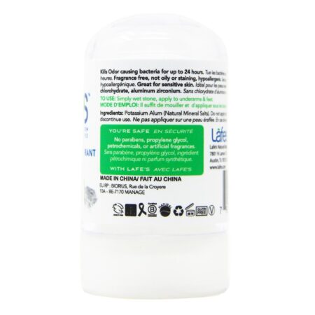 Lafe's Natural Body Care Desodorante Pedra de Cristal - 63g - Image 2