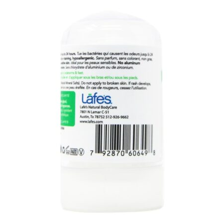 Lafe's Natural Body Care Desodorante Pedra de Cristal - 63g - Image 3