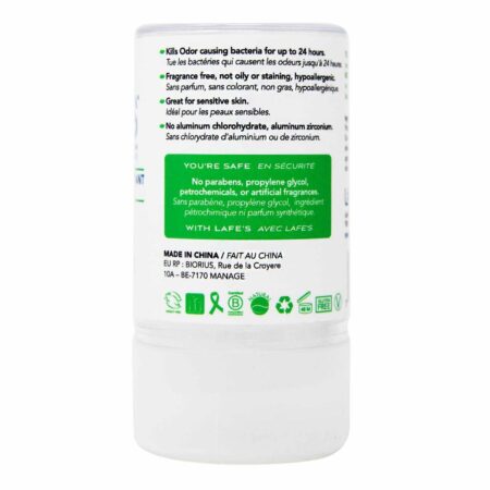 Lafe's Natural Body Care Desodorante Pedra de Cristal- 120g - Image 2