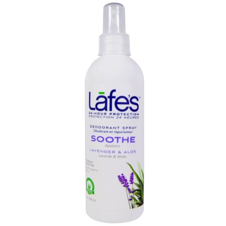 Lafe's Natural Body Care, Desodorante Spray, Lavanda - 236 ml