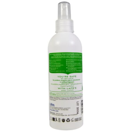 Lafe's Natural Body Care, Desodorante Spray - Aloe Vera - 236mL - Image 2