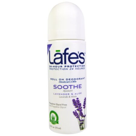 Lafe's Natural Body Care, Desodorante Roll-on - Aloe e lavanda - 73mL