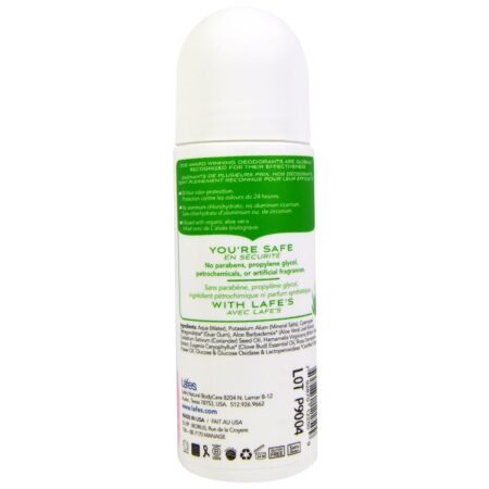 Lafe's Natural Body Care, Desodorizante Roll On - 3 oz (73mL) - Image 2