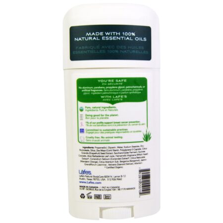 Lafe's Natural Body Care, Desodorante Active - 63g - Image 2