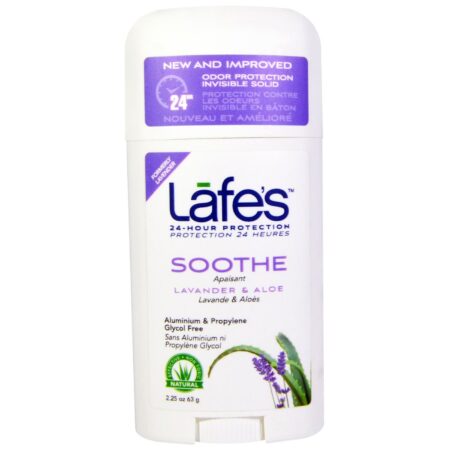 Lafe's, Desodorizante em Bastão de Rotação - Fragrância de Lavanda - 2,5 oz (63g)