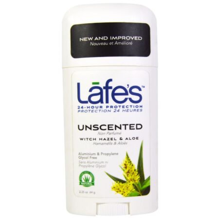 Lafe's Natural Body Care, Desodorante Natural em Bastão - 64g (2,5 oz)