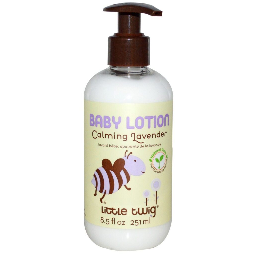 Little Twig Bebê Loção Hidratante Lavanda Calmante 240ml - Pele Macia e Relaxada