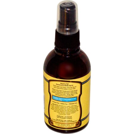 Lucky Tiger, Desodorante Corporal em Spray (Da cabeça aos Pés) - 3,4 oz (100mL) - Image 2