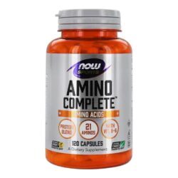 Now Foods Amino Complete - 120 Cápsulas: Saúde e Desempenho Otimizados