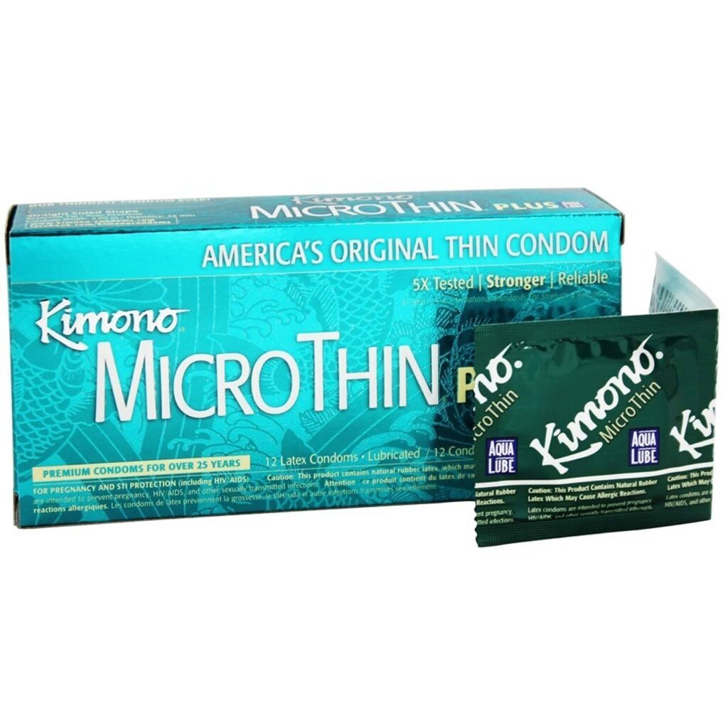 Kimono® Preservativos Micro-Fino Mayer Laboratories - 12 Unidades: Máxima Sensibilidade e Segurança