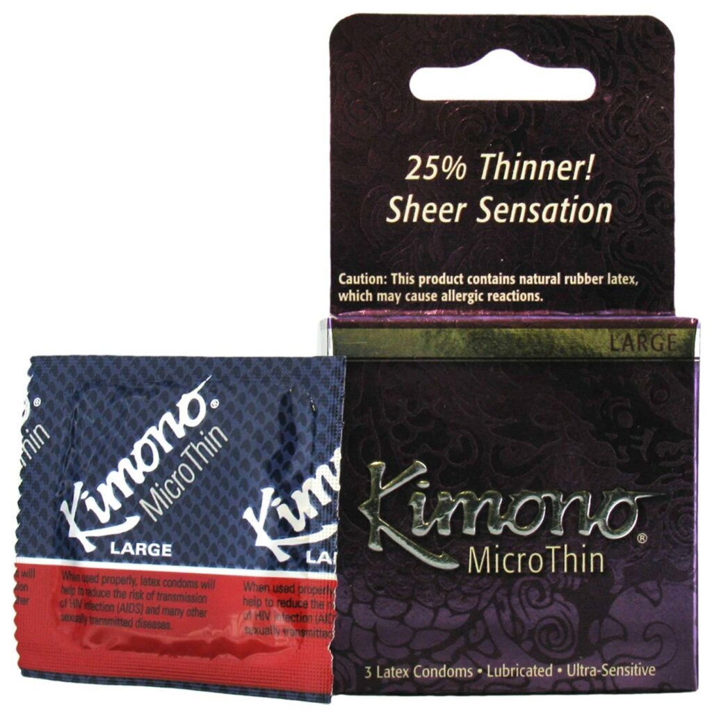 Preservativo Mayer Laboratories Fino Kimono Látex - 03 un | Segurança e Prazer