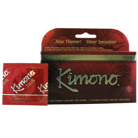 Mayer Laboratories, Kimono® Preservativos Finos Lubrificados - 12 Unidades