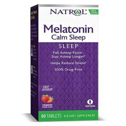 Natrol Melatonina Avançada: Sono Calmo e Reparador - 60 Tabletes