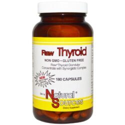 Natural Sources Raw Thyroid 180 Cápsulas: Suporte para Metabolismo e Energia no Brasil