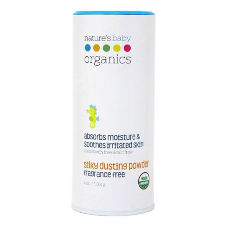 Nature's Baby Organics, Antisséptico em Pó, Livre de Fragrância - 113.4 g (4 oz)