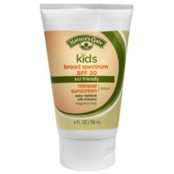 Nature's Gate Bloco Mineral Infantil FPS 20 - Proteção Solar Suave para Crianças (113g)