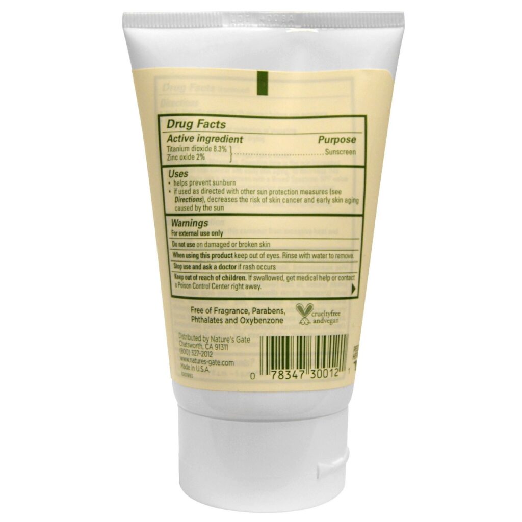 Nature's Gate Bloco Mineral Infantil FPS 20 - Proteção Solar Suave para Crianças (113g) - Imagem 2