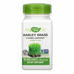 Cevada Jovem Nature's Way Colheita 100 Cápsulas - Vitalidade e Bem-Estar