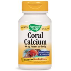 Nature's Way Cálcio Coral - 90 Cápsulas Vegetarianas: Saúde Óssea e Bem-Estar