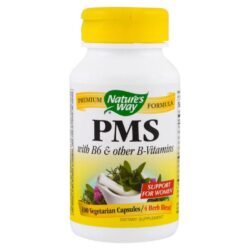 Nature's Way PMS com Vitamina B6 e 5-HTP - 100 Cápsulas para Bem-Estar