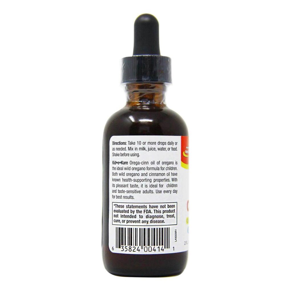Óleo Orega-Cinn™ Para Crianças North American Erva And Spice - 60mL - Suporte Imunológico Natural - Imagem 3