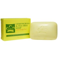 Nubian Heritage Sabonete em Barra Capim-Limão e Melaleuca - 141g (5oz) | Limpeza Profunda e Revigorante