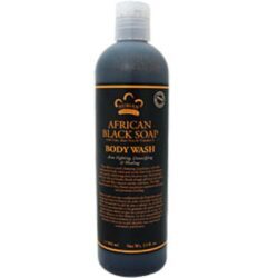 Nubian Heritage Sabonete Líquido para o Corpo African Black Soap 384mL – Pele Renovada e Saudável