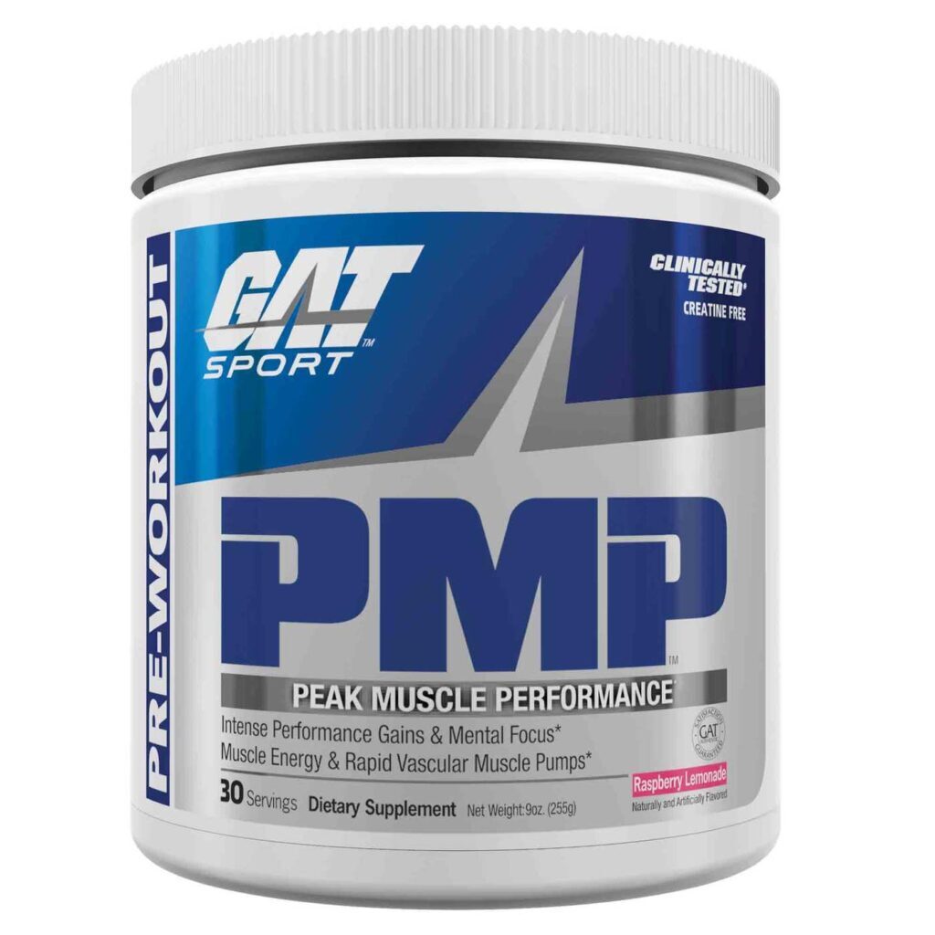 GAT PMP Limonada de Framboesa - 255g (9 oz) - Energia e Foco para o Seu Treino