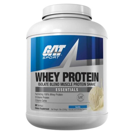 GAT, Whey Protein, Sabor Baunilha - 2268 g (5 lbs)