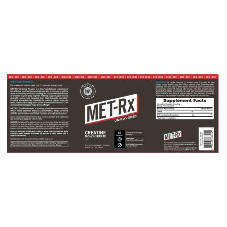 MET-Rx, Creatina, Sem sabor - 400 g - Image 2