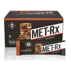 MET-Rx Big 100 Colossal Barras de Proteína: Pretzel de Manteiga de Amendoim - 9 Barras para Energia e Recuperação