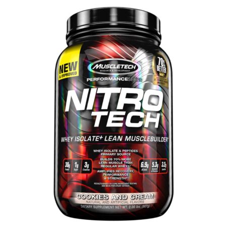 MuscleTech Nitro-Tech , Cookies & Creams - 2 lbs/907g