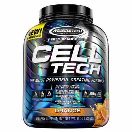 MuscleTech Cell Tech, Laranja - 6 lbs/2.72kg