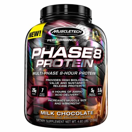 MuscleTech Phase 8, Chocolate ao Leite - 4.6 lbs/2.09 Kg