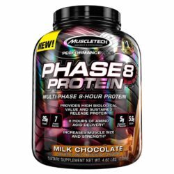 MuscleTech Phase 8 Chocolate ao Leite - Proteína de Liberação Prolongada 2.09 Kg