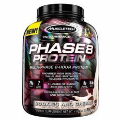 MuscleTech Phase 8 Cookies & Creams 2.09Kg - Whey Protein Isolado e Concentrado