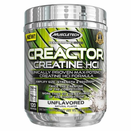 MuscleTech Creactor, Sem sabor - 120 Porções