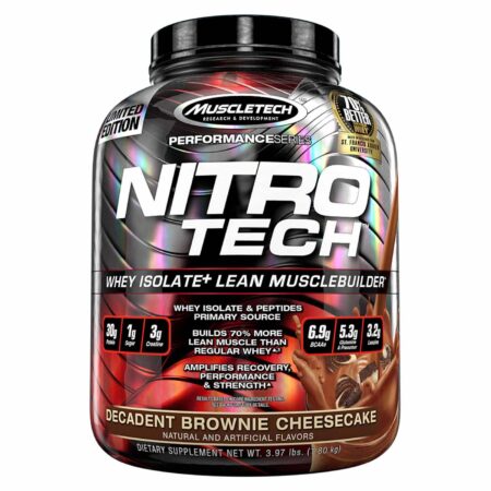 Muscletech Nitro Tech, Cheesecake de Brownie - 3.97 lbs/ 1.80 Kg