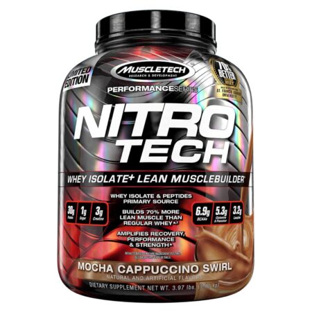 Muscletech Nitro Tech, Mocha Cappuccino - 3.79 lbs/1.80 Kg