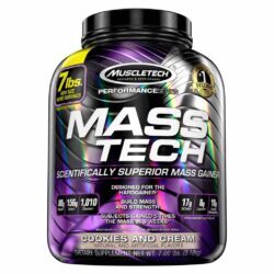 Muscletech Mass Tech Biscoito e Creme 3.18 kg - Ganho de Massa Muscular