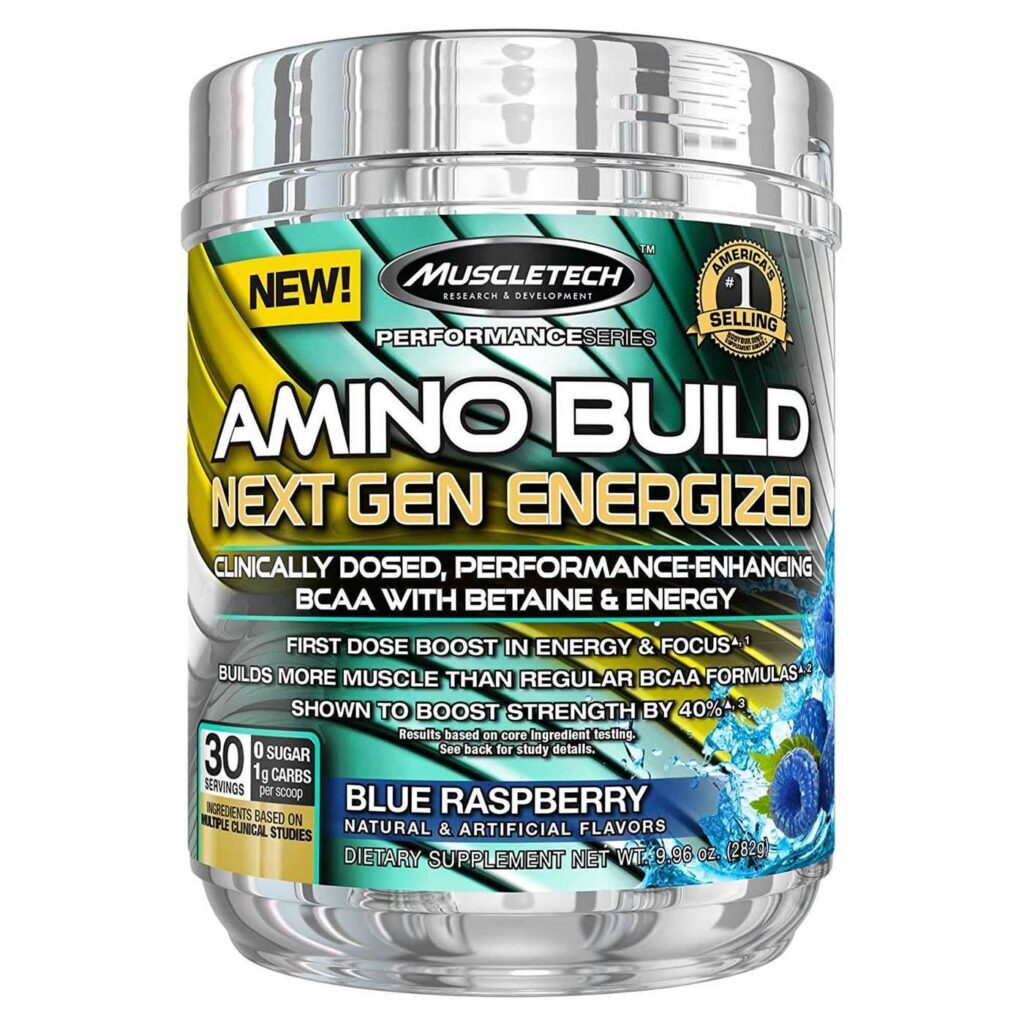 Muscletech Amino Build Next Gen Framboesa Azul - 30 Porções: Potencialize Seus Treinos